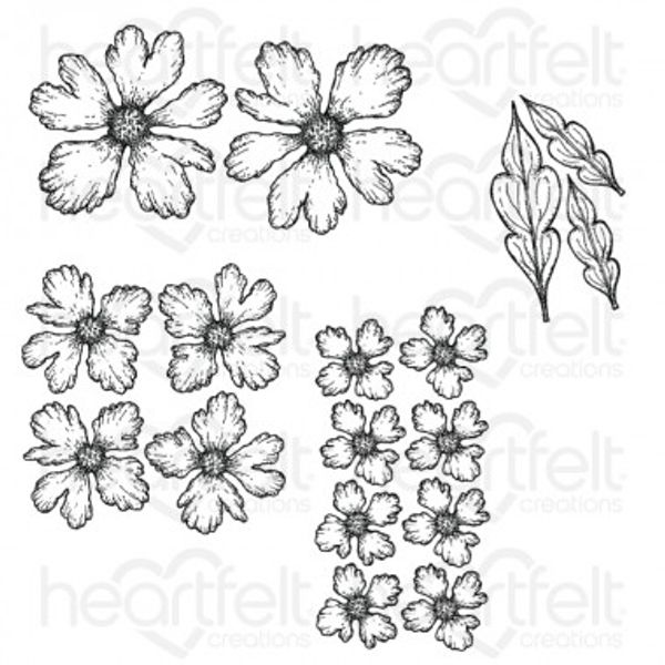 Small Sweet Peony Cling - Stamp