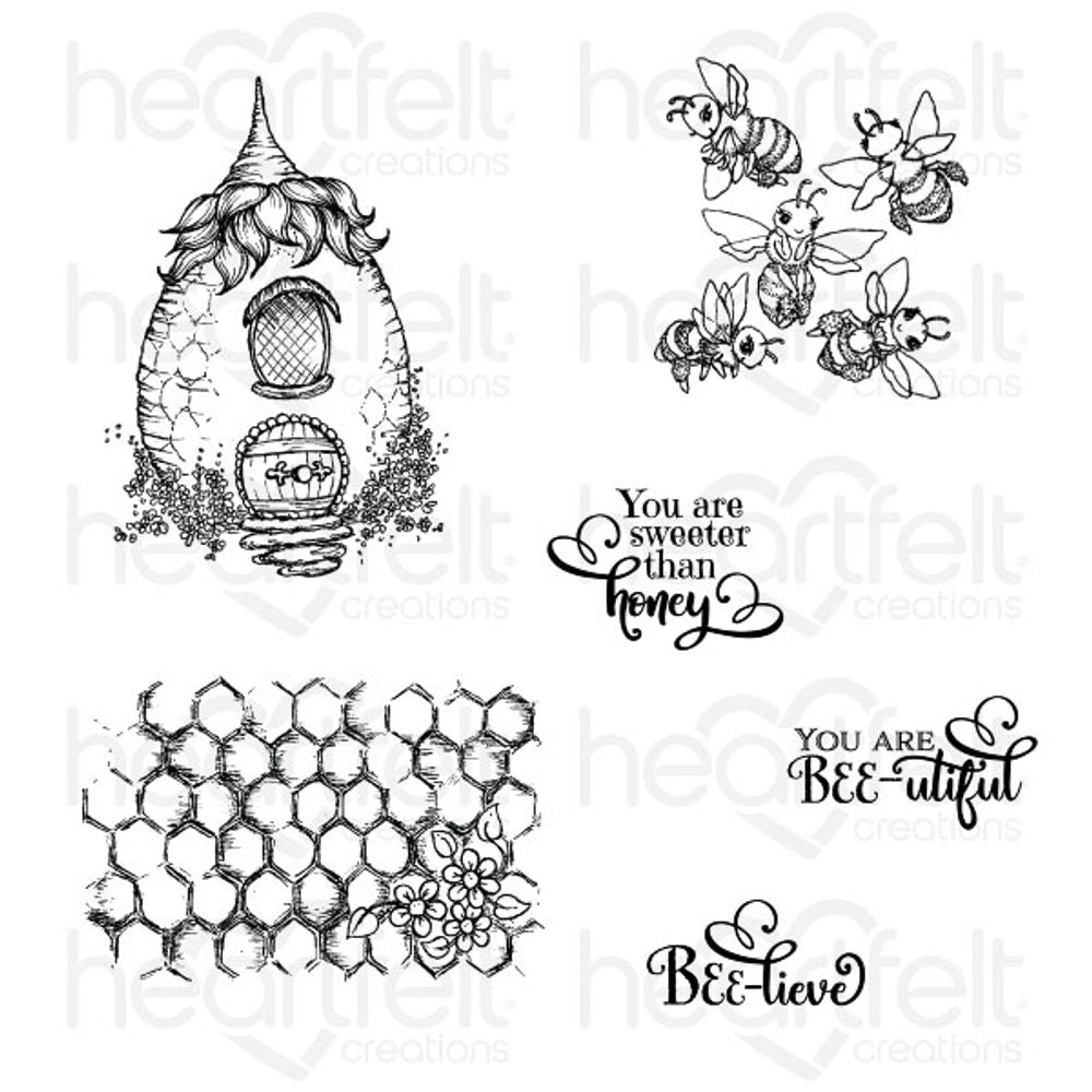 Sweet as Honey Cling Stamp Set