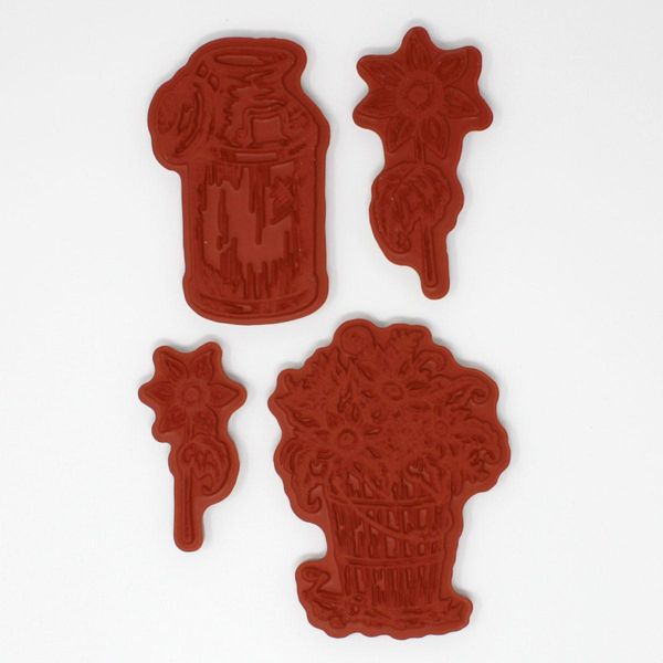 Rustic Sunflower Can & Freezer Cling Stamp Set