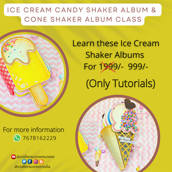 Ice Candy & Cone Shaker Album Class (Tutorial Only)