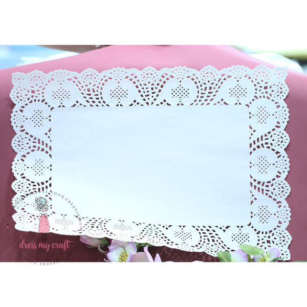 Paper Doilies - 10" x 14" Rectangle White 20/Pkg