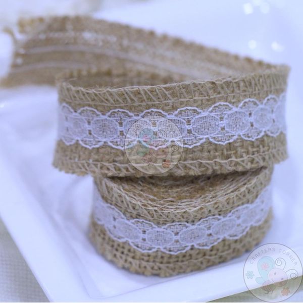 Jute with Centre Lace