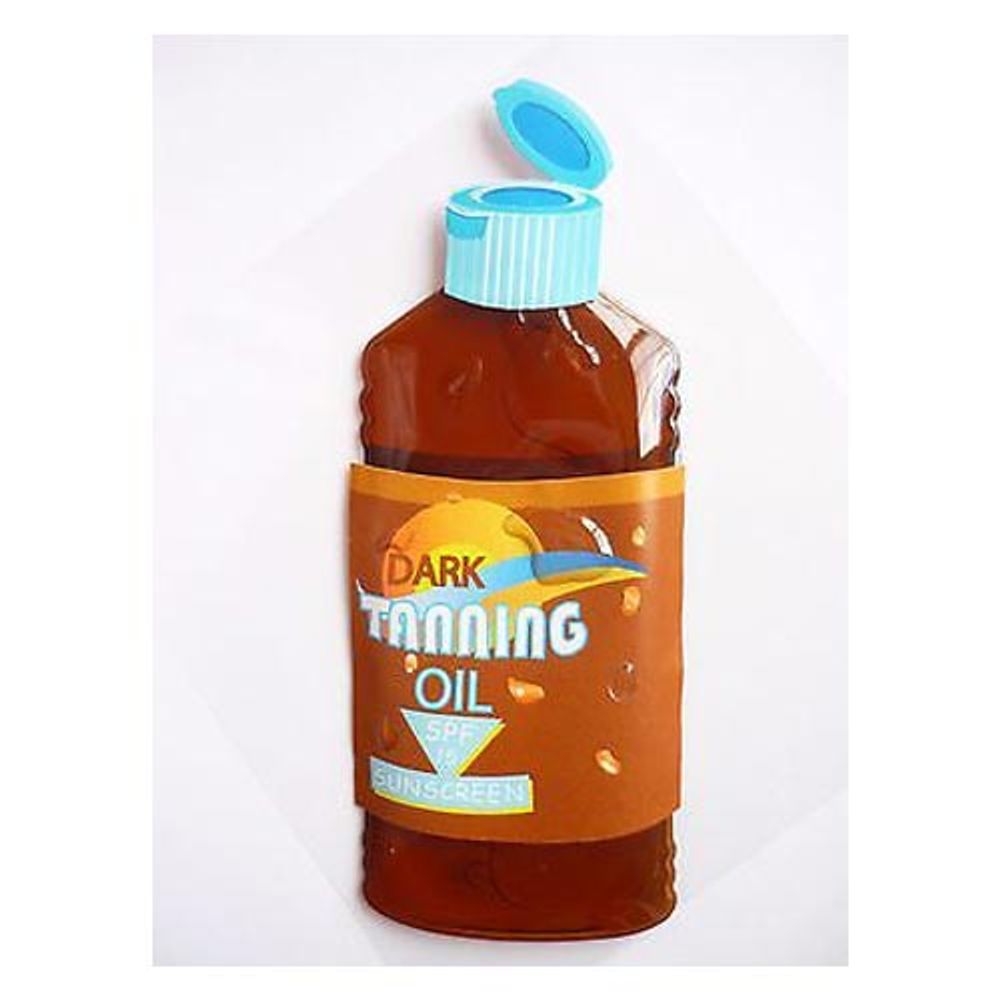 Suntan Oil 3D Stickers