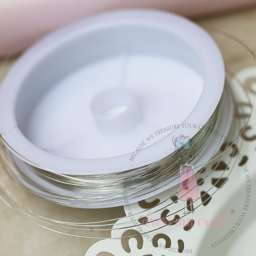 Jewelery Making Wire - Silver - 0.3 mm