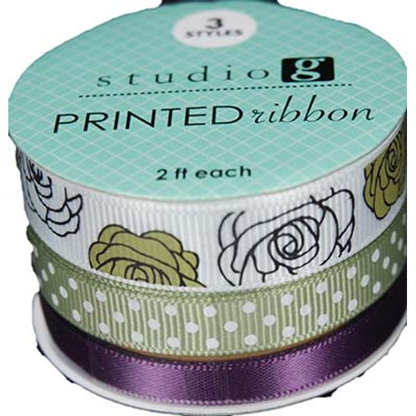 ROSES - PRINTED RIBBON