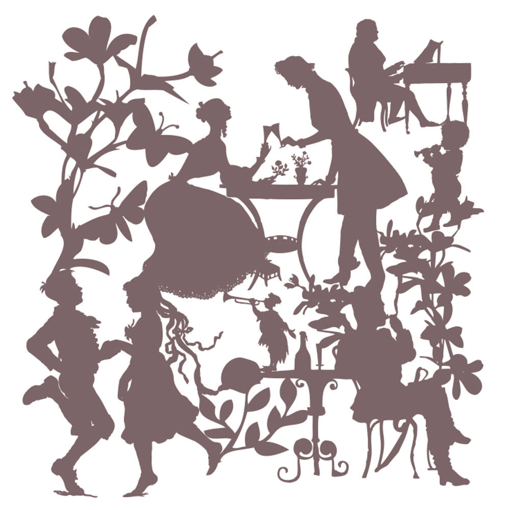 You and Me - Trendy Shadow Stencil