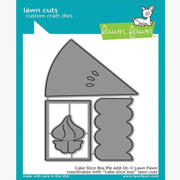 Cake slice box pie add-on Die