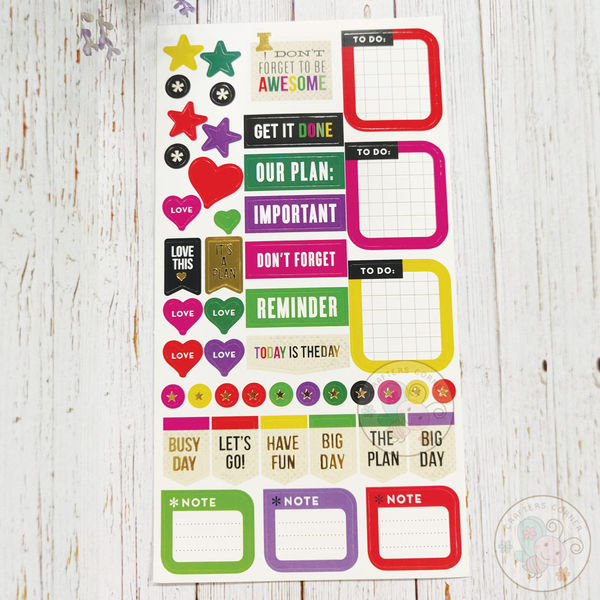 In Plan Sticker It's A Plan Stickers – CRAFTERS CORNER