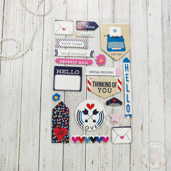 3D Express Mail Stickers