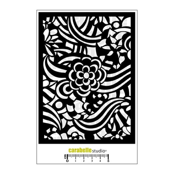 Stencil - Zentangle florale