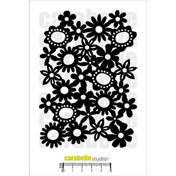 Stencil - Compositions avec des fleurs