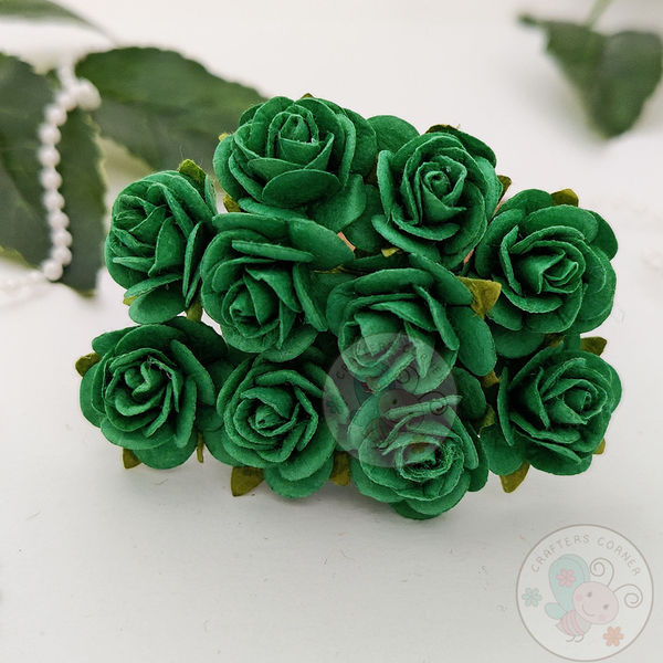 Micro Roses - Dark Green