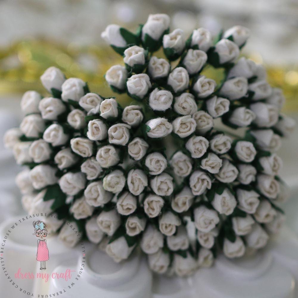 Micro Rose Buds - Ivory