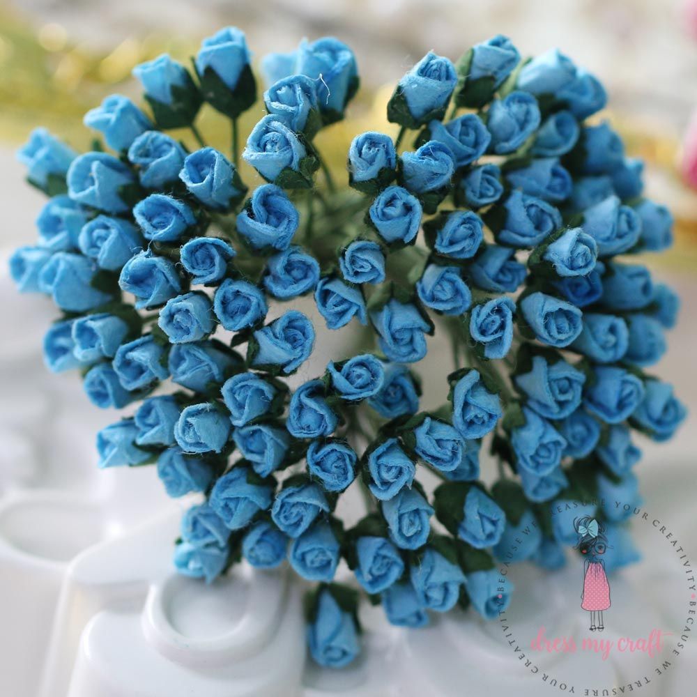 Micro Rose Buds - Blue – CRAFTERS CORNER