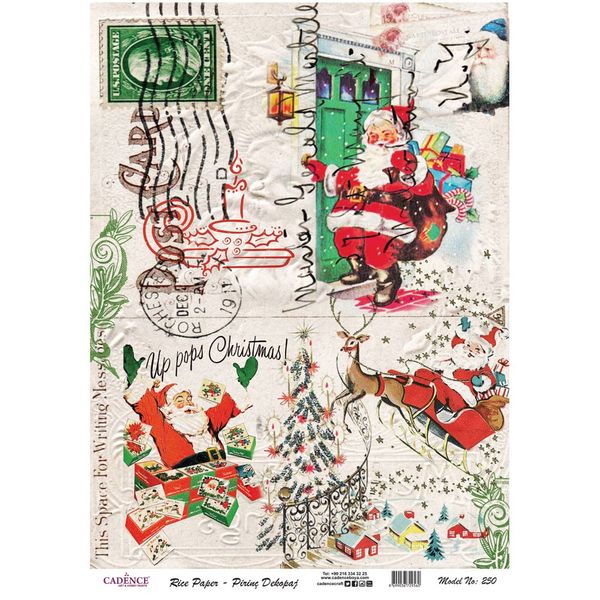 Metal Leaf Background Rice Paper A3 (Model No 250)