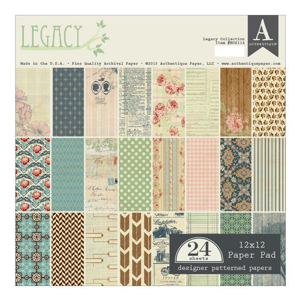 Legacy Paper Pad 12" x 12" 24/Pkg