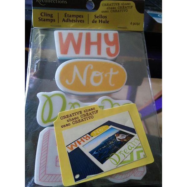 Words Stamp - "WHY NOT DREAM BIG?"