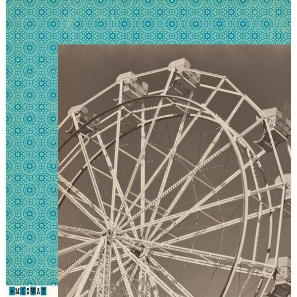 Ferris Wheel - Midway Collection - 25 Pcs of 12" x 12" Paper