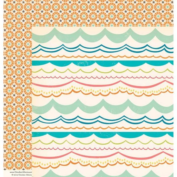 Candy Apple - Midway Collection - 25 Pcs of 12" x 12" Paper