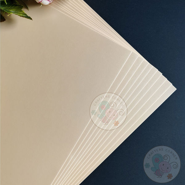 Pearl Peach Textured Cardstock - 12" x 12" - 300 GSM