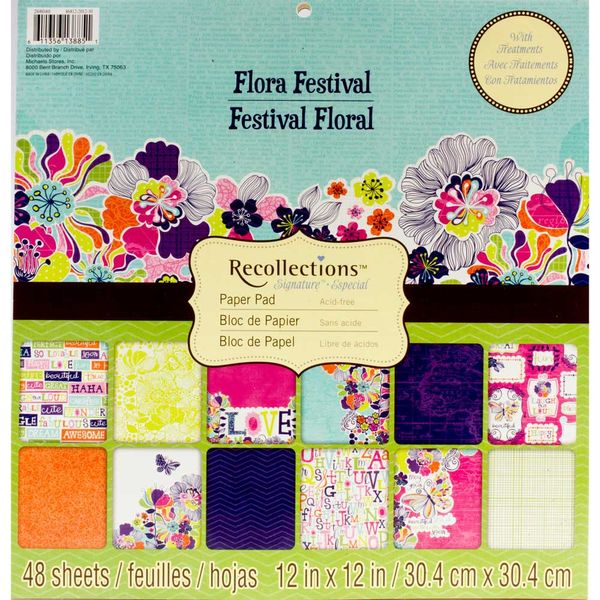Flora Festival Paper 12" x 12"