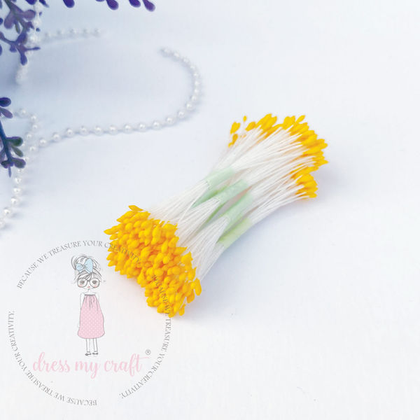 Pointed Thread Thick Pollen - Bright Yellow