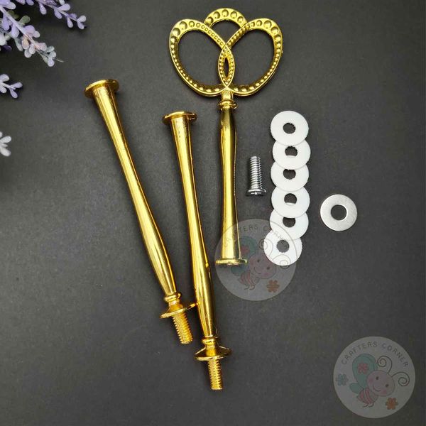 Resin Cake Stand Handle #6 - Golden