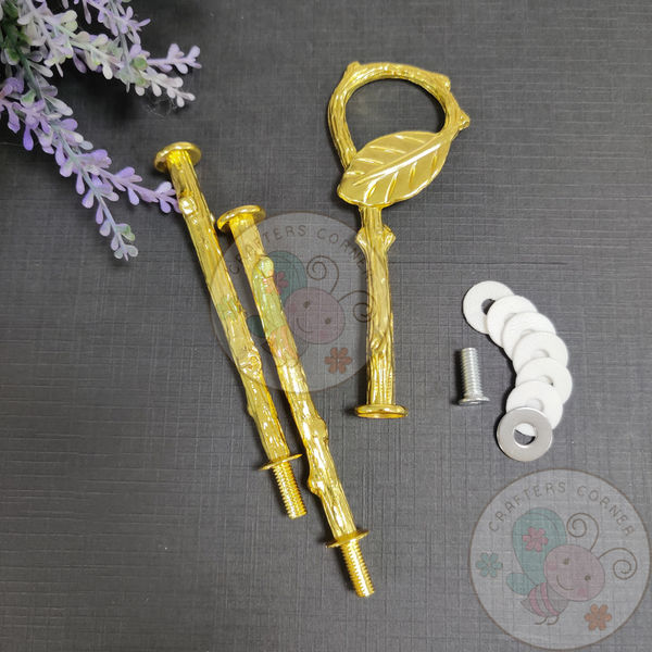 Resin Cake Stand Handle #1 - Golden