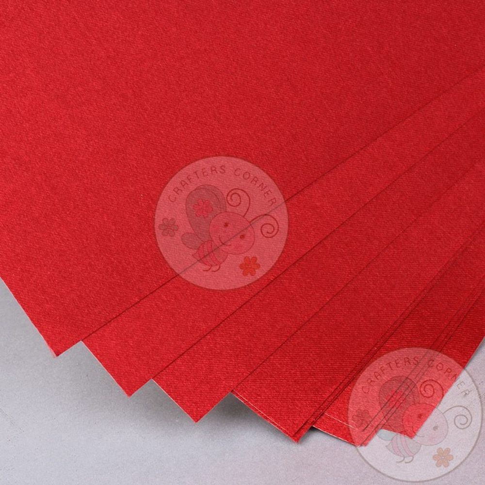 Fabric Paper - Red