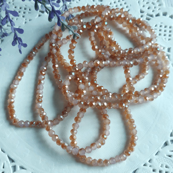Real Stone Beads - Coffee Brown