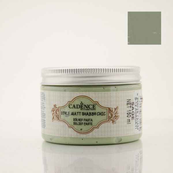 Sage - Style Matt Shabby Chic Relief Paste
