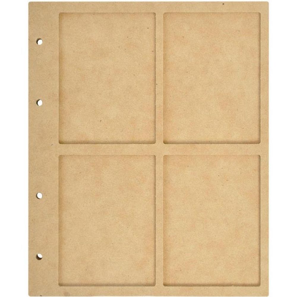 Beyond The Page MDF 4 Window Display Album W/10 Pockets