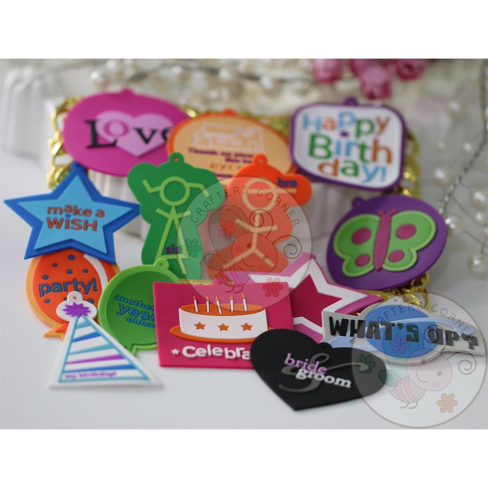 Silicon Birthday Tags