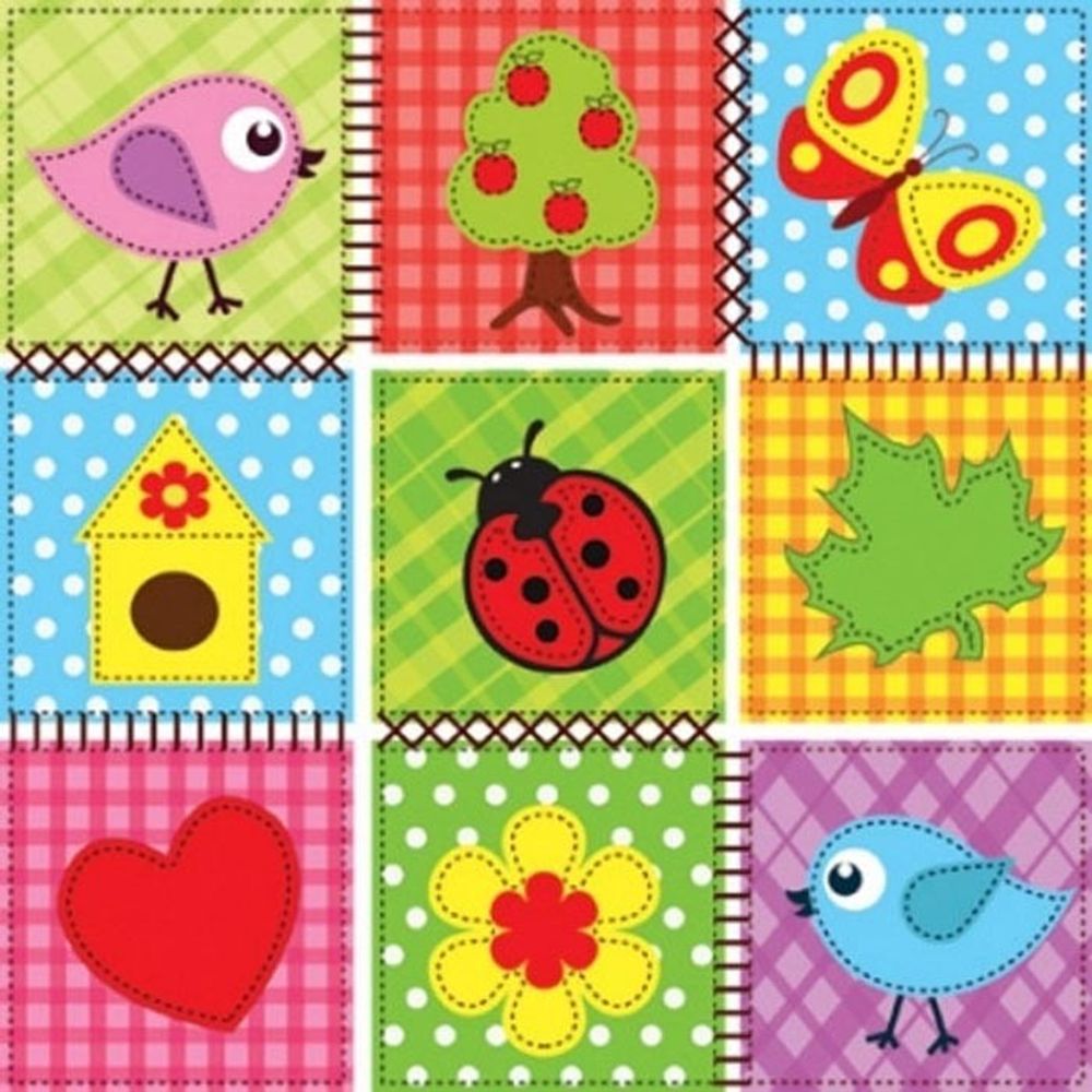 Napkin - Children's Pattern (Decoupage Napkin)