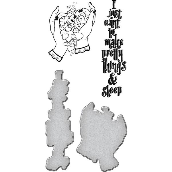 Pretty - Die & Stamp Set