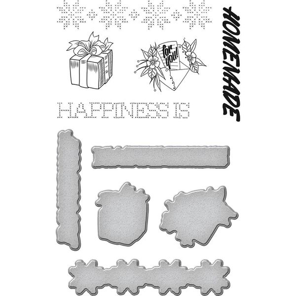 Happiness - Die & Stamp Set