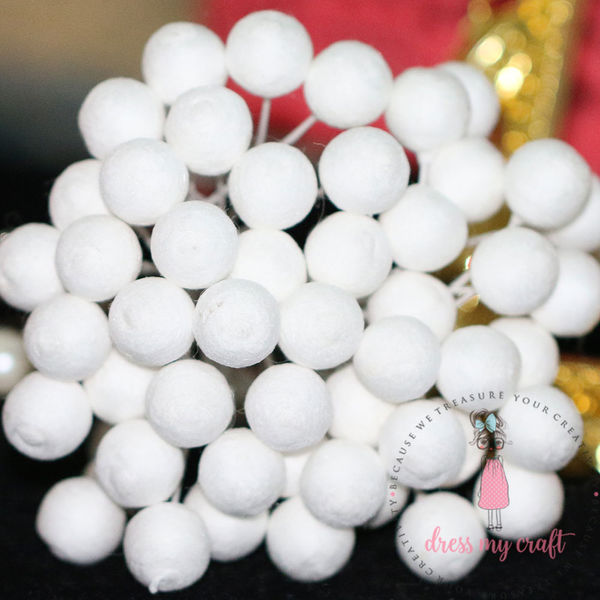 12 mm Round Styrofoam Buds