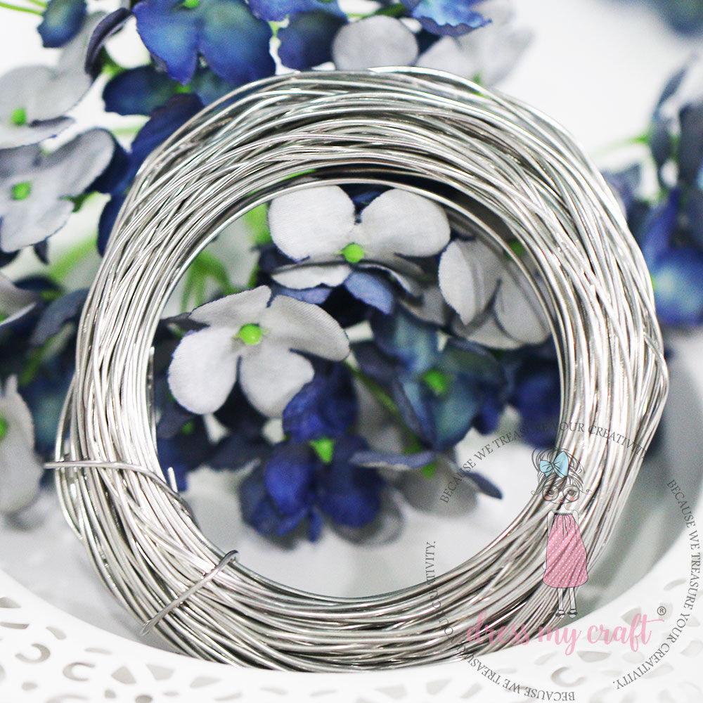 Jewelry Making Wire - Silver - 0.8 mm