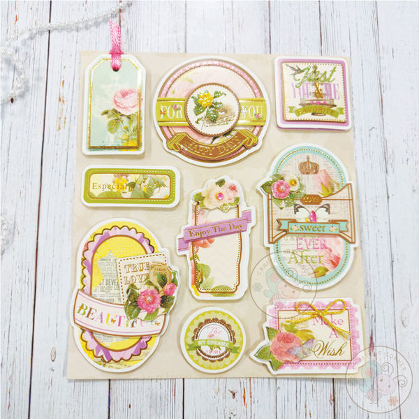 3D Make A Wish Stickers