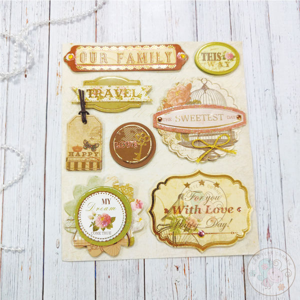 3D Travel Stickers