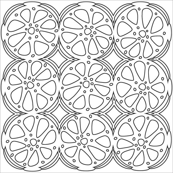 Orange Slices - Stencils