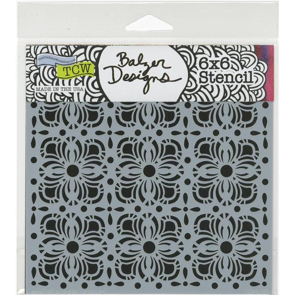 Flower Tiles - Stencil