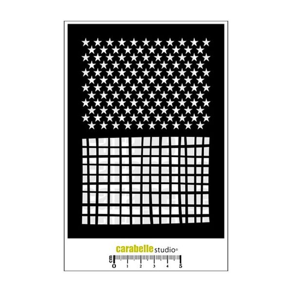 Stencil - Etoiles et carr