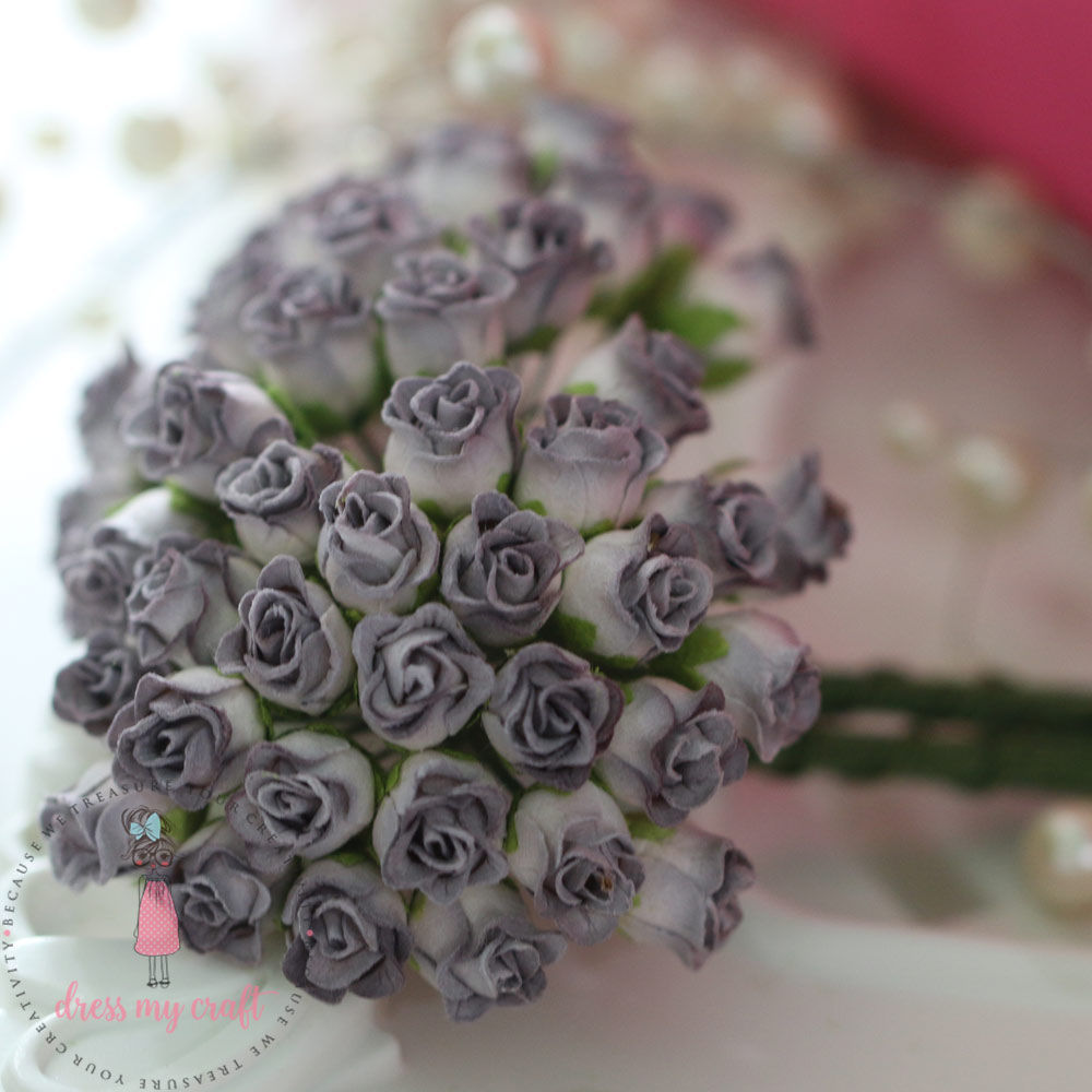 Twisted Rose Buds - Vintage Purple