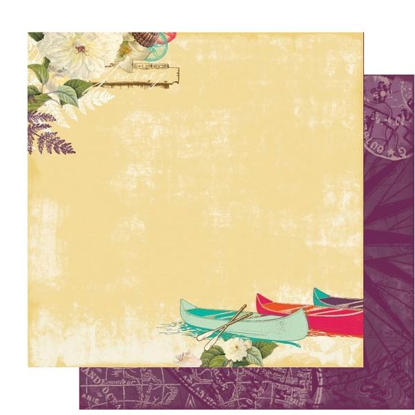 Seaside Retreat New Discoveries - 25 Pcs of 12" x 12" Paper