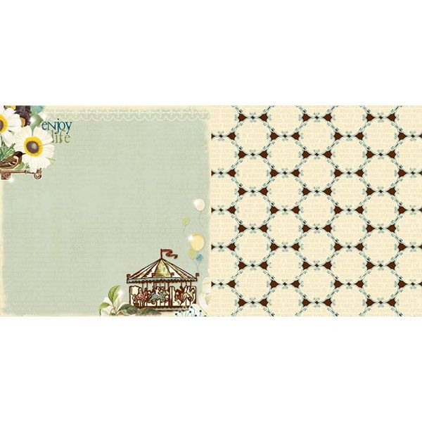 WonderFall Enjoy Life - 25 Pcs of 12" x 12" Paper