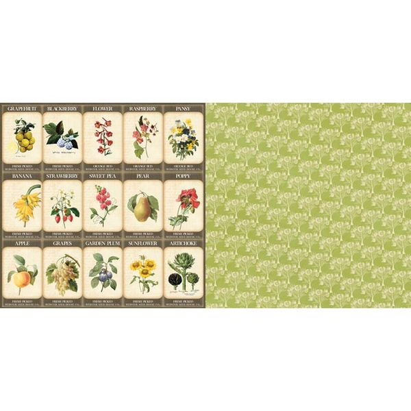 Spring Market Gardener's Seeds - 25 Pcs of 12" x 12" Paper