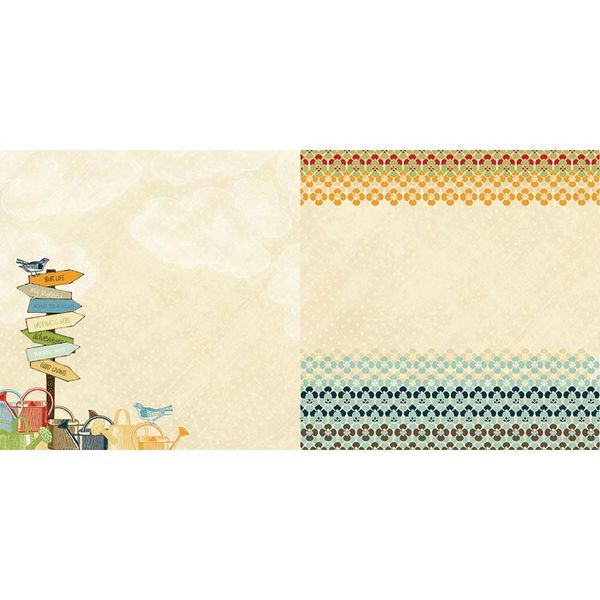 Spring Market Good Living - 25 Pcs of 12" x 12" Paper