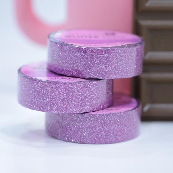 Pink - Glitter Washi Tape