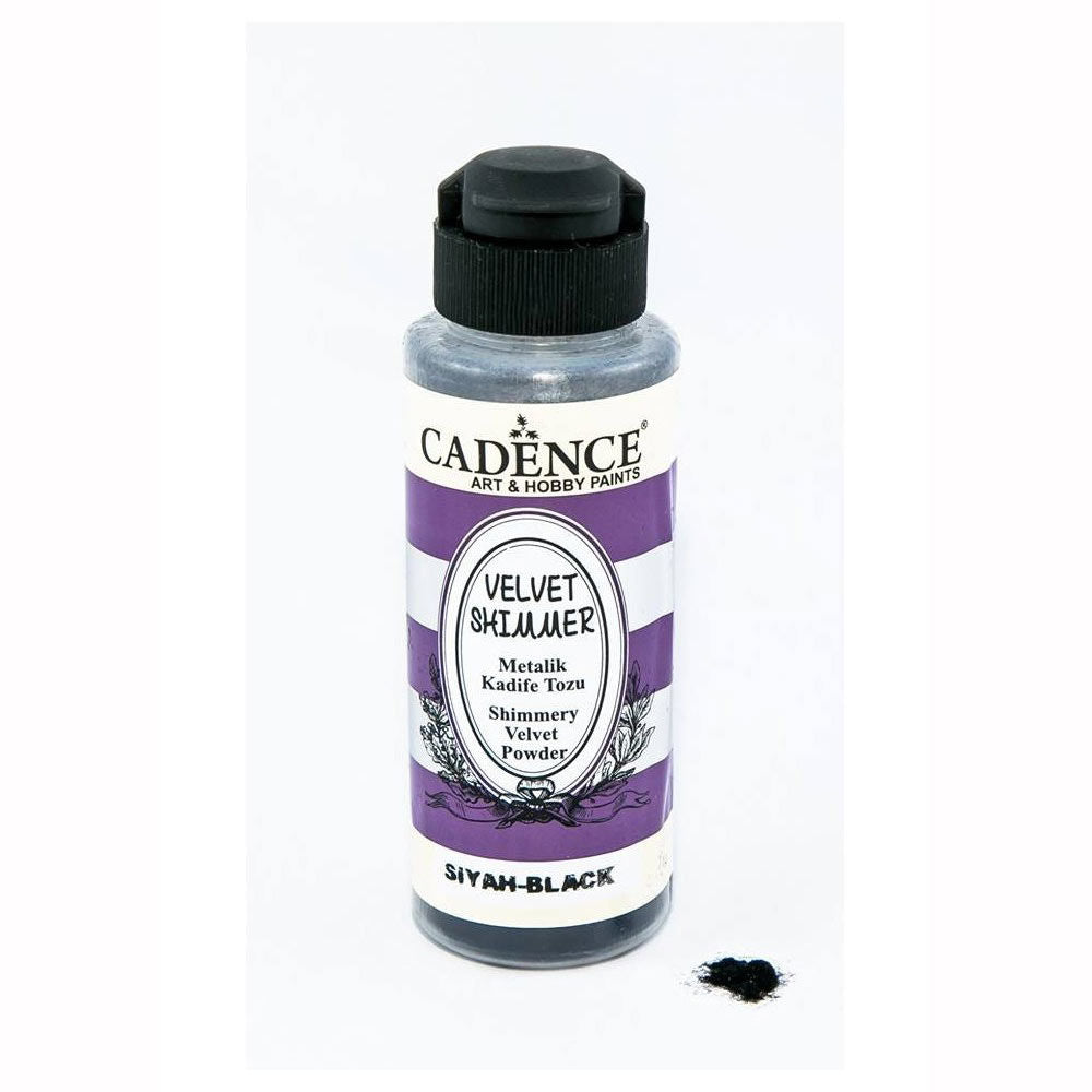 Black - Metalic Velvet Shimmer Powder